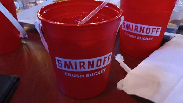 Crush bucket!