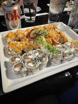 Philadelphia Roll & Lobster Tempura Maki