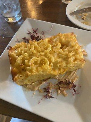 Caribbean Mac and cheese. Don't remember what it was like the first time I had it, but it seemed like regular Mac and cheese to me