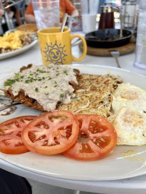 Chicken Fried Steak & Eggs 5/5. June 2022.