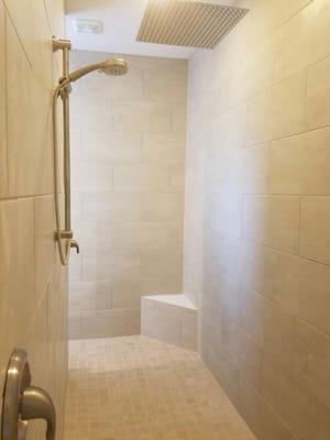 Floor & Wall Tile + Shower Seat