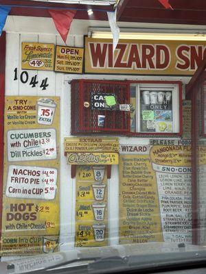 Wizard Menu