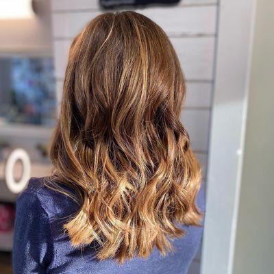 Caramel balayage