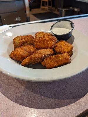 Rather large jalapeño poppers