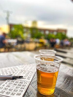 Bingo night in this great weather