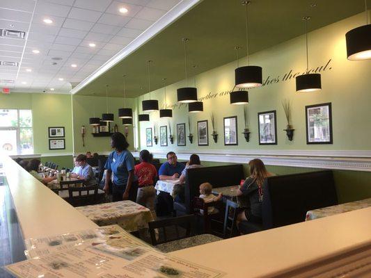 5/18/17. Thursday afternoon. Early dinner! Celebrating daughter's Kindergarten Graduation! Interior.