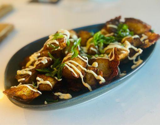 Patatas Bravas, Aioli and Ranchero