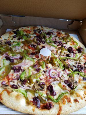 Veggie Lovers pizza