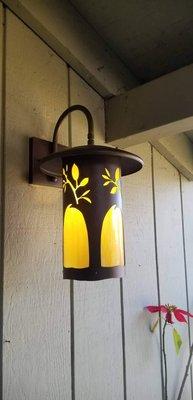 Almond leaf lantern