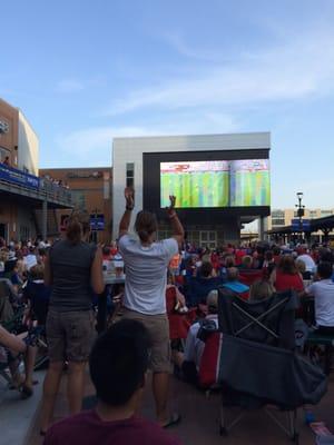 Watching women's World Cup