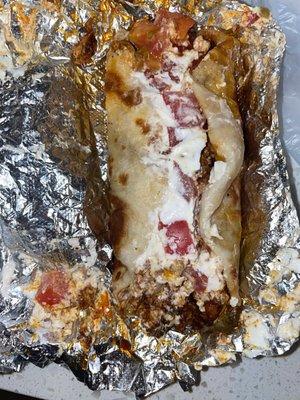 How is this a breakfast burrito??