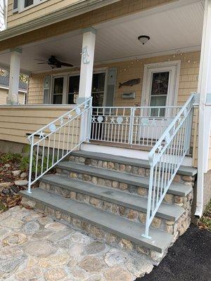 Custom railings and gate.