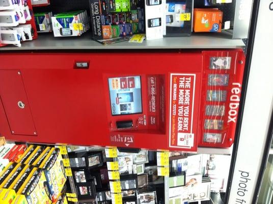 A redbox lives within