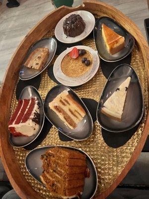 Dessert tray!