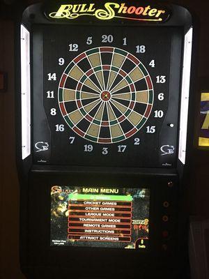 Electronic dart board.