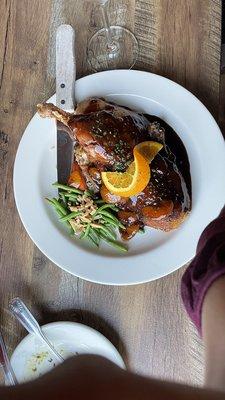 Half roasted duck.. and part of my arm :)