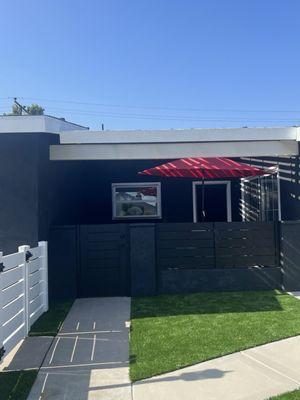 Front gate and new Fence