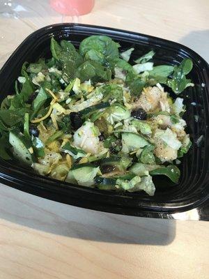 Garden salad with turkey $6.50