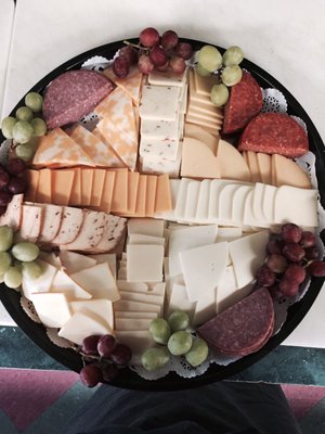 Cheese and cracker tray