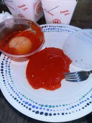 Jello like sweet and sour sauce