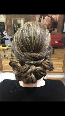 Bridal updo