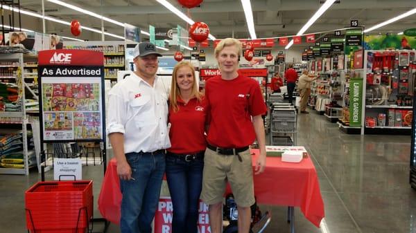 Store Manager, Drew Arnstein on the left.