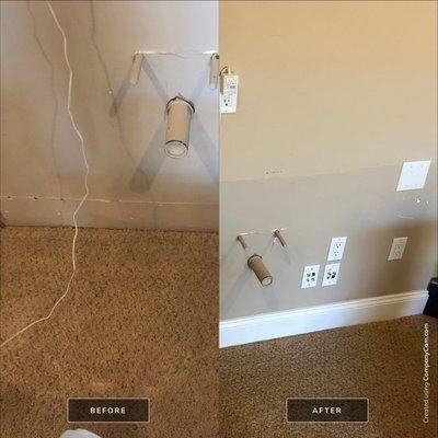 Before-And-After Baseboard Repair