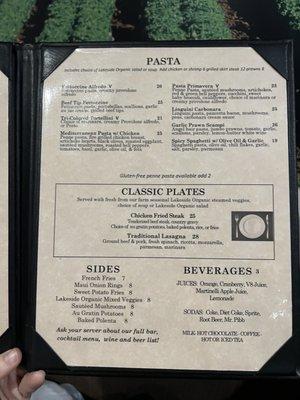 Dec 2022 menu pic Add a $2 to-go fee per selection