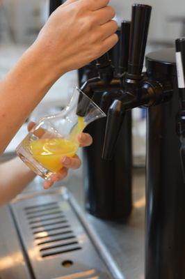 Mimosa Flights for Brunch