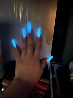 They also glow in the dark