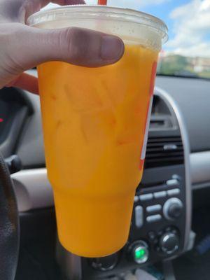 Mango pineapple coconut refresher