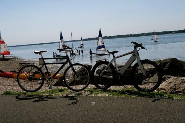 Test rides daily on the Stromer and Faraday - Come down to Dave's and give us a reason to take a ride to the beach!