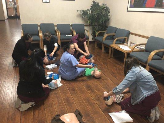 CPR training