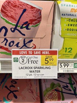 LaCroix on sale