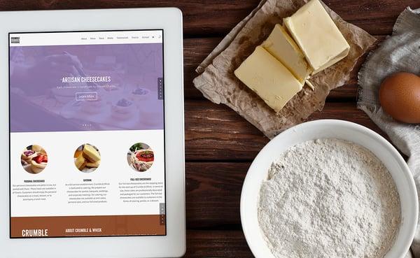 Crumble & Whisk Website