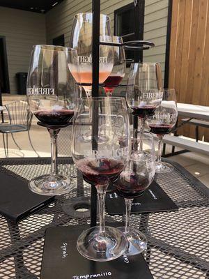 Flight of four for tasting