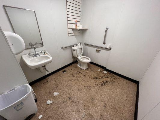 Guest and employee restrooms for 2 weeks now