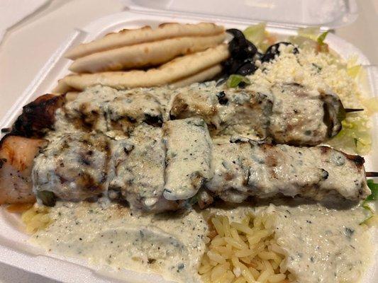 Chicken Kebab Plate