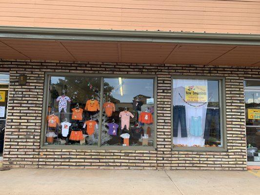 Halloween Window Display compliments of Scottsdale Design Services