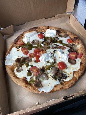 Farmer's market pizza