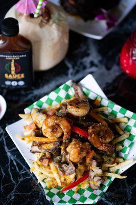 Garlic Shrimp Street Fries