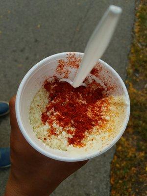 Elote in the park