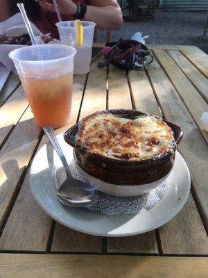 French onion soup! $5