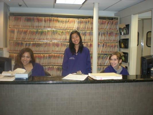 Friendly receptionists!