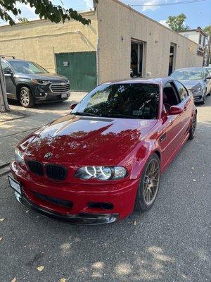 Bmw m3 front windshield repair