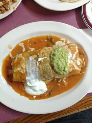 Wet burrito... It's HUGE!!!