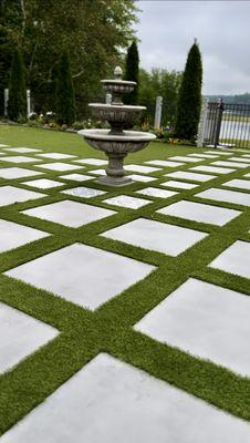 Landscape Design & Construction - Fill, level, Turf & stone pavers