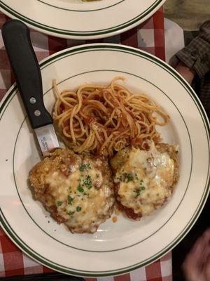 I believe this was the Chicken parmigiana.  It too was excellent!