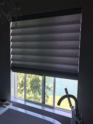 Roman shade from EZ blinds and shades