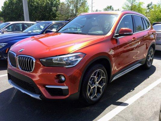 My daughters beautiful new 2018 BMW X1